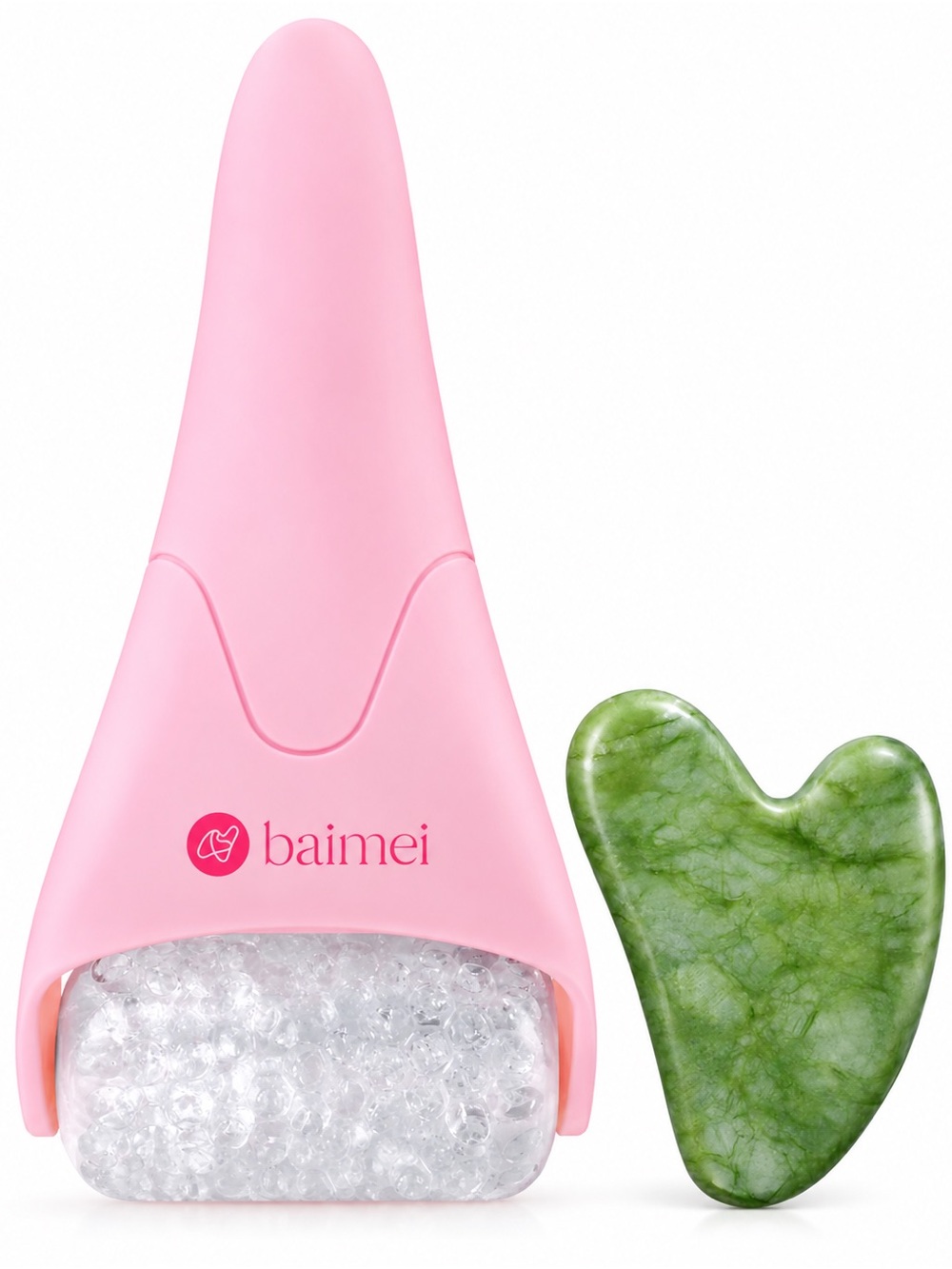 BAIMEI IcyMe Face Ice Roller & Jade Gua Sha Set - NIB / NWT